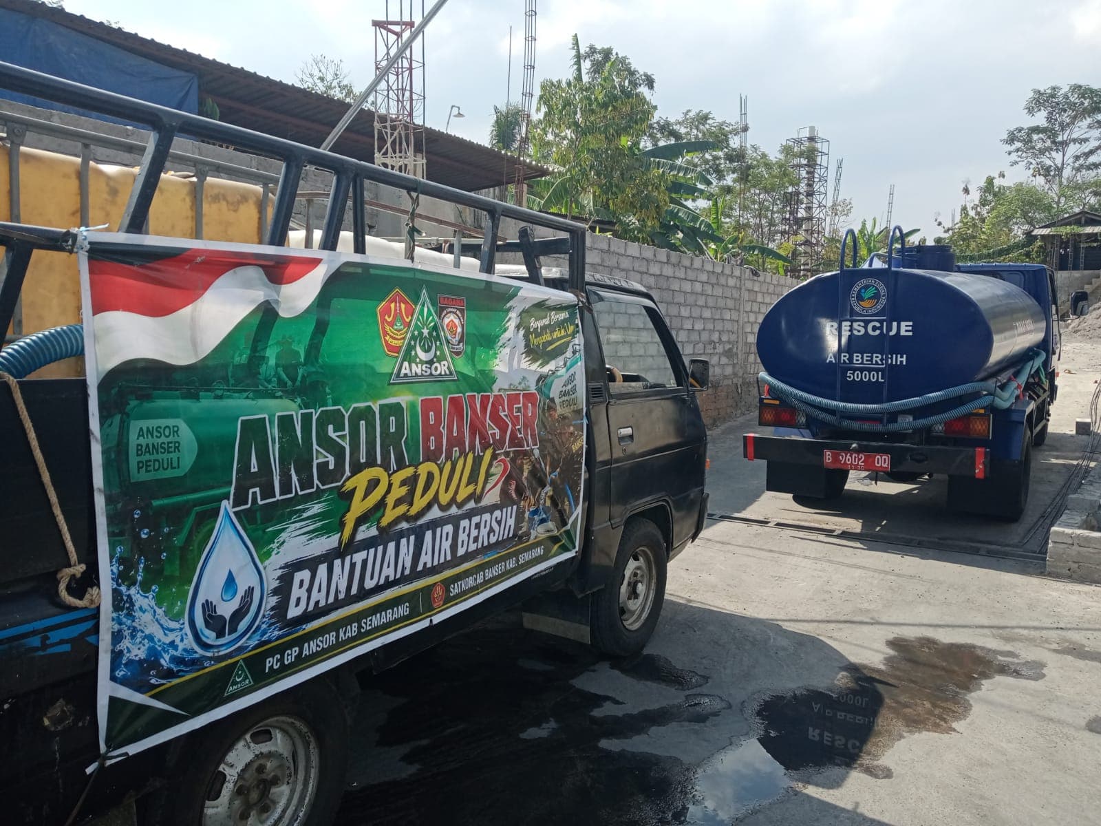 Ansor-Banser Menjaga Harapan Anak-Anak di Tengah Kemarau Bawen dengan Air Bersih